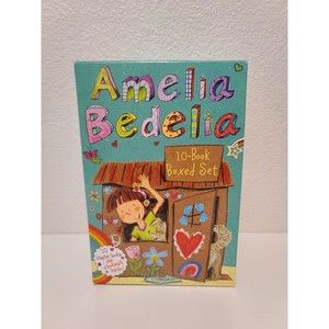 Amelia Bedelia 10 Chapter Books Boxed Set Herman Parish CIB Complete W Slipcover